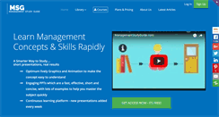 Desktop Screenshot of managementstudyguide.com
