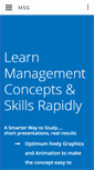 Mobile Screenshot of managementstudyguide.com